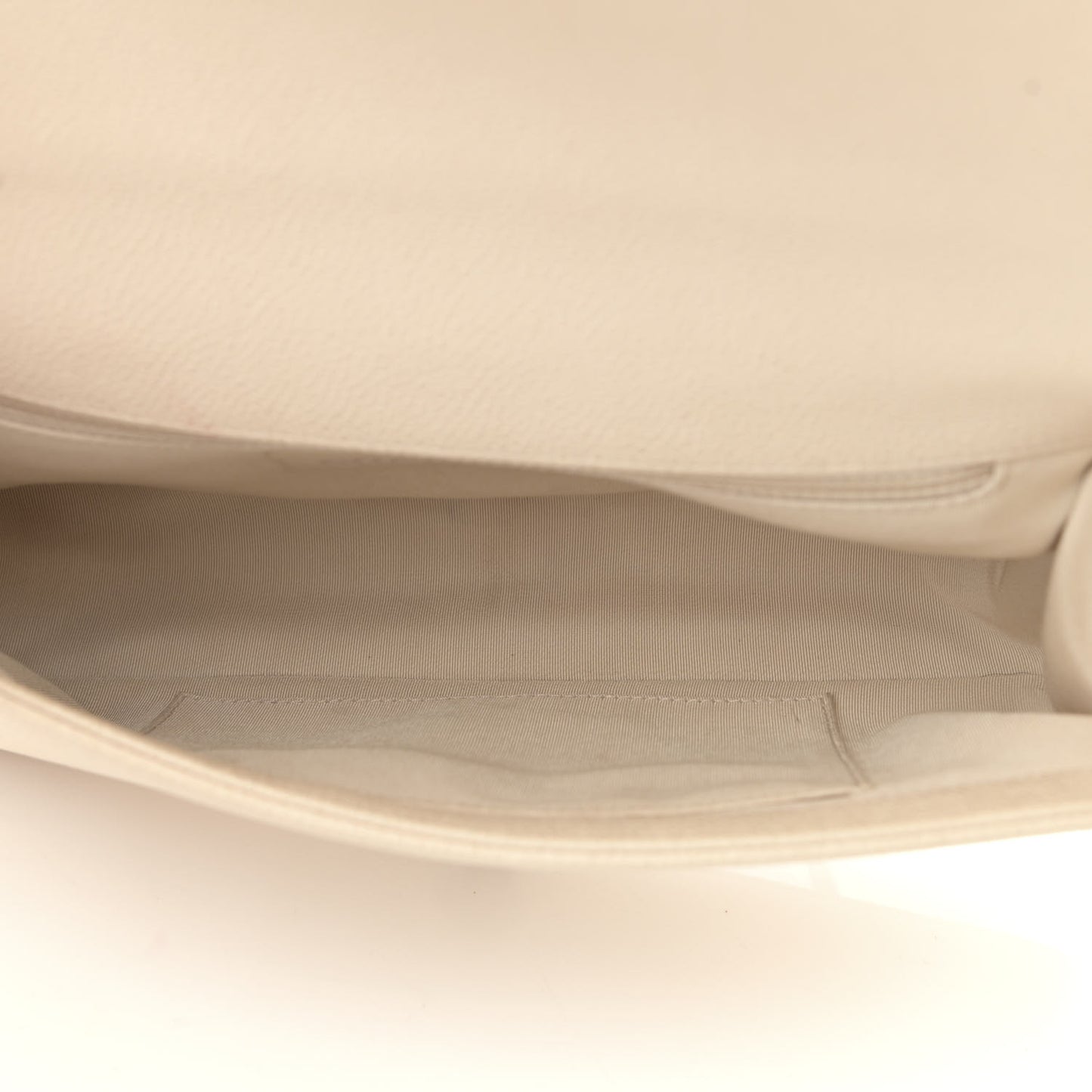 Caviar Chevron Quilted New Medium Boy Flap Beige