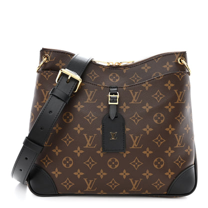 Louis Vuitton Monogram Odeon MM Black 1 of 9