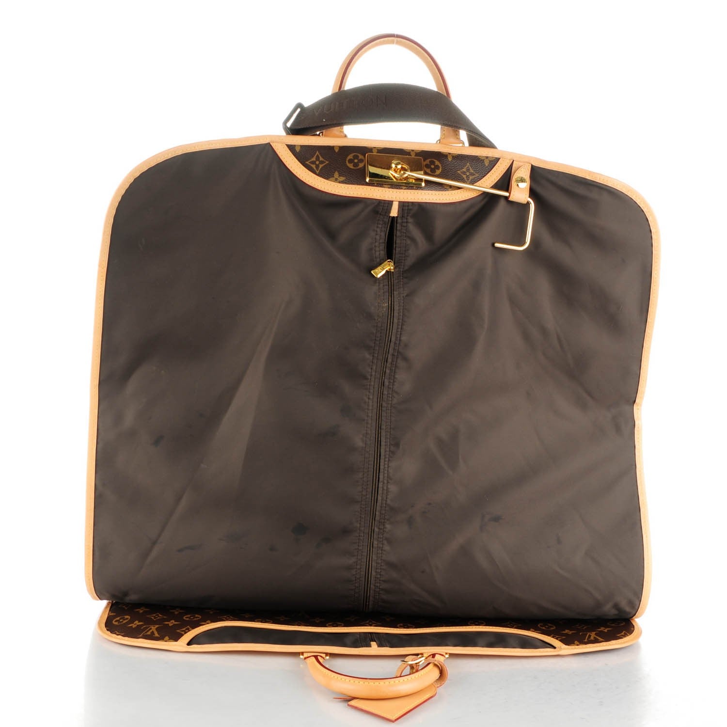 Louis Vuitton Monogram Garment Cover 2 Hangers 7 of 10