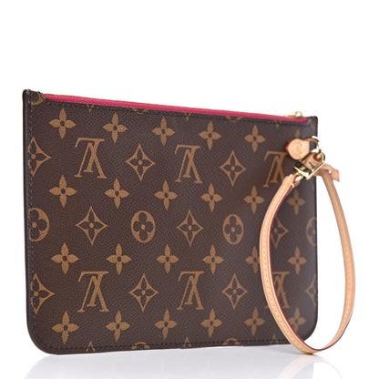 Louis Vuitton Monogram Neverfull MM GM Pochette Pivoine 3 of 8