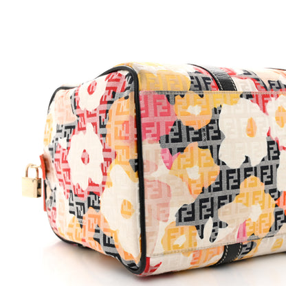 Fendi Zucchino Vitello Floral Forever Boston Beige Multicolor 9 of 12