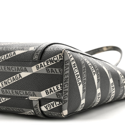 Balenciaga Coated Canvas Losange Monogram XXS Tote Black Grey 8 of 12