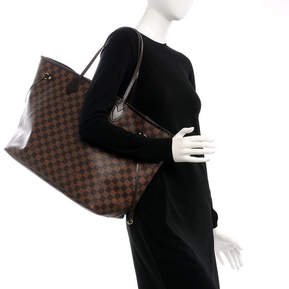 Louis Vuitton Damier Ebene Neverfull GM 2 of 22