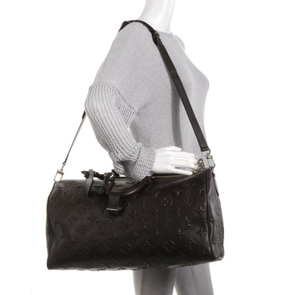 Louis Vuitton EDUN Monogram Revelation Keepall 45 Bandouliere Brown 2 of 8