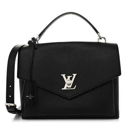 Louis Vuitton Soft Calfskin My Lockme Top Handle Black 1 of 9