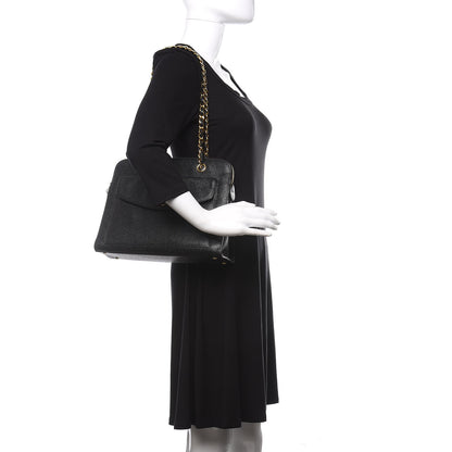 Chanel Caviar Flap Shoulder Bag Black 2 of 10