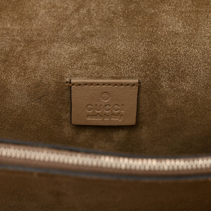 Gucci GG Supreme Monogram Lightning Embroidered Medium Dionysus Shoulder Bag Beige 7 of 12