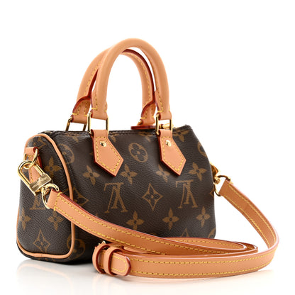 Louis Vuitton Monogram Nano Speedy Bandouliere 3 of 9