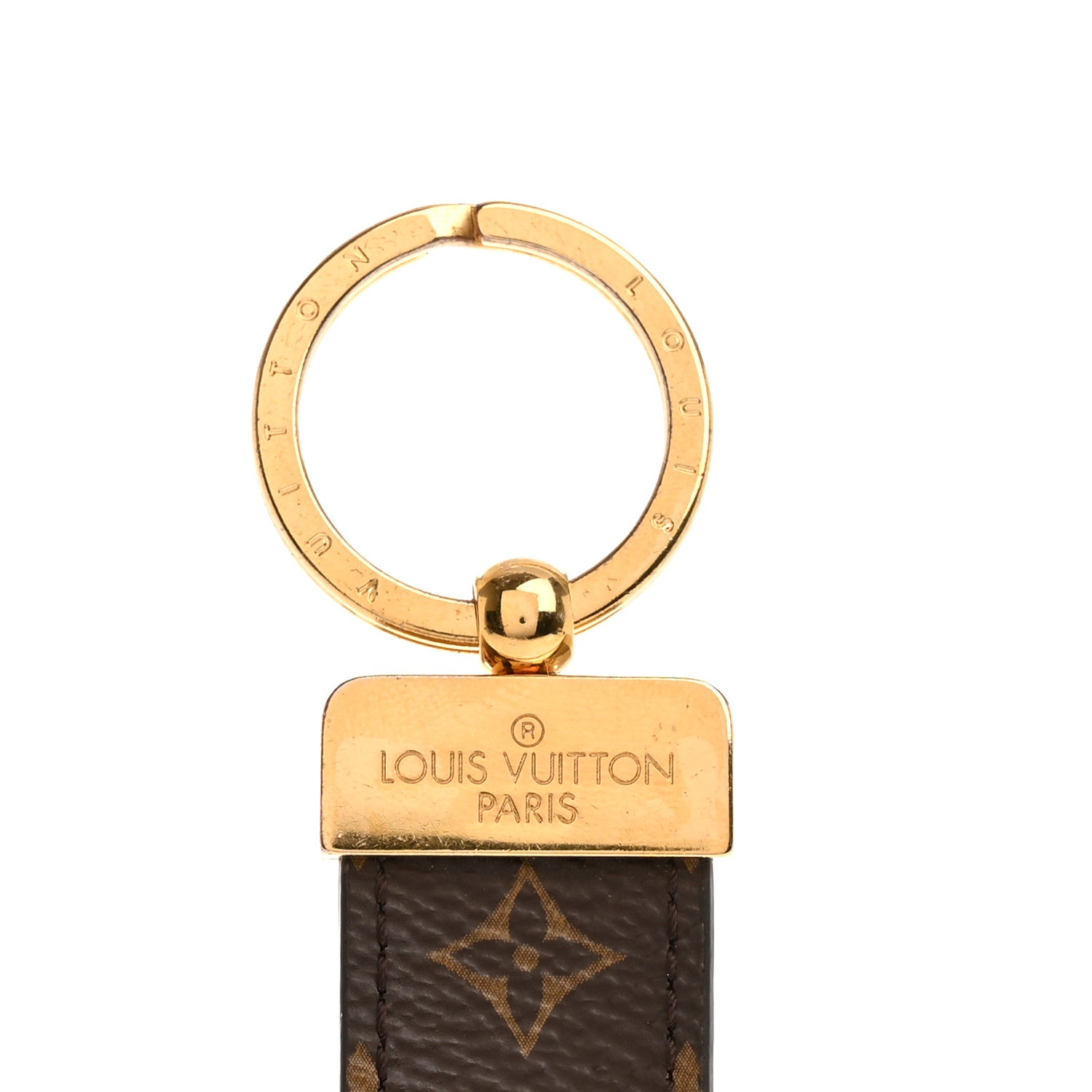 Louis Vuitton Monogram Dragonne Key Holder 3 of 5