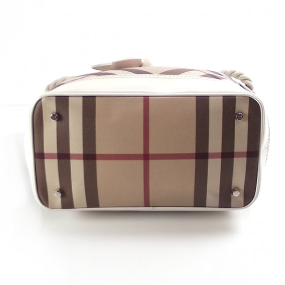 Burberry Nova Check Nautical Tote White 4 of 12