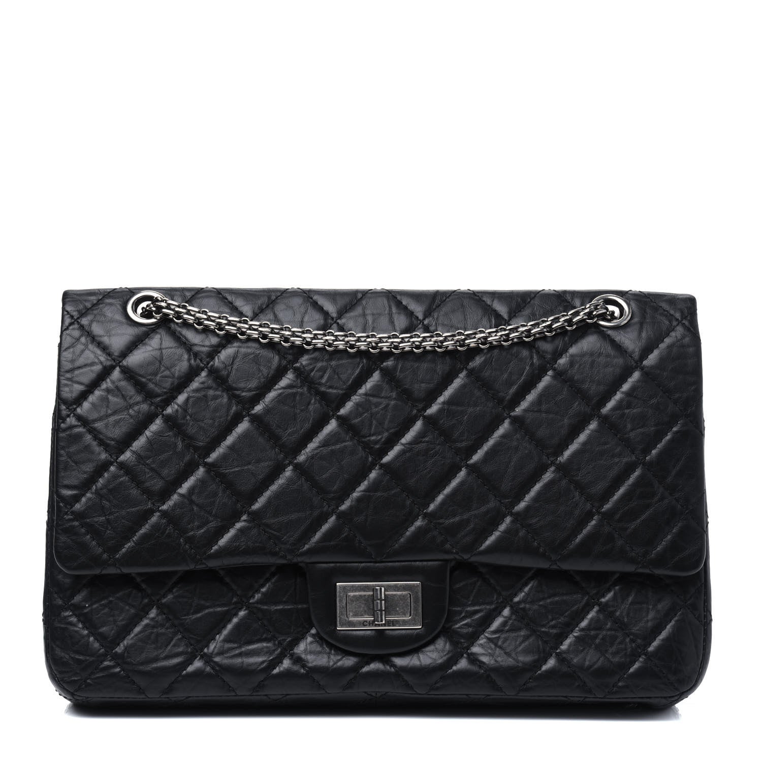Chanel Aged Calfskin Quilted 2.55 Reissue 227 Flap Black 1 of 17