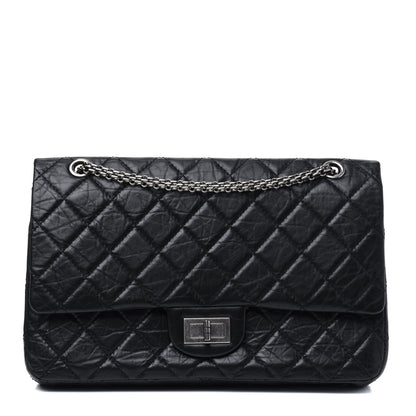 Chanel Aged Calfskin Quilted 2.55 Reissue 227 Flap Black 1 of 17