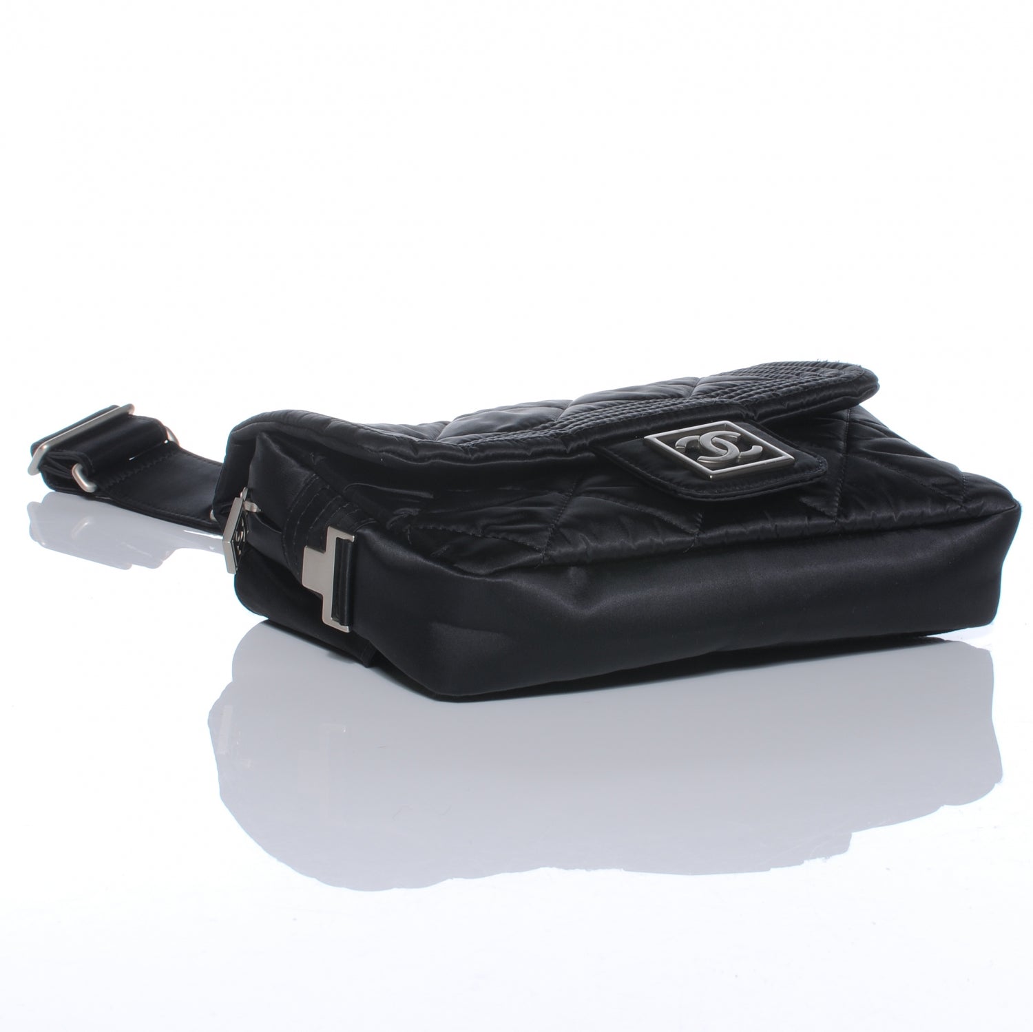 Chanel Nylon Ski Sport Belt Bag Black 4 of 7