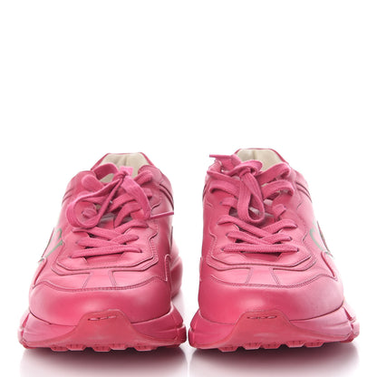 Gucci Calfskin Logo Mens Rhyton Sneakers 7 Box Pink 2 of 12