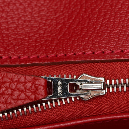 Hermes Togo Birkin 35 Rouge Casaque 10 of 27