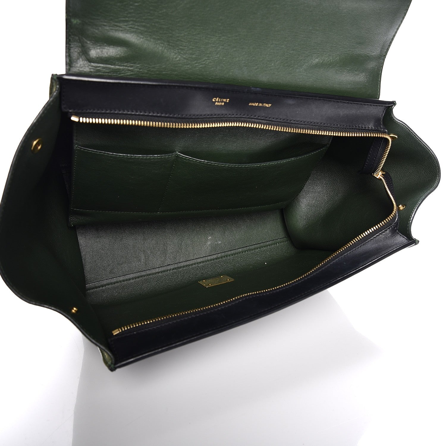 Celine Smooth Calfskin Suede Medium Trapeze 6 of 11