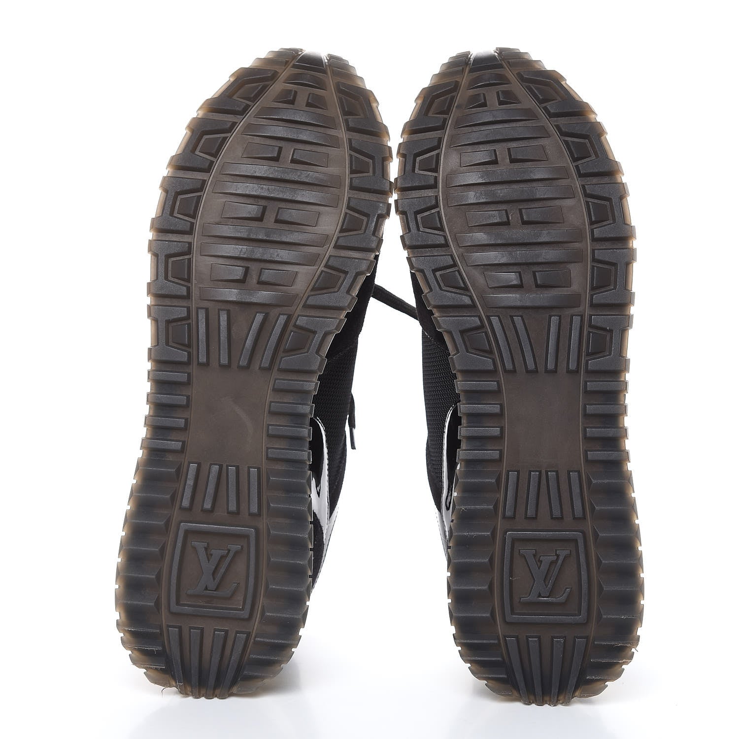 Louis Vuitton Suede Monogram Run Away Sneakers 38.5 Black 5 of 8