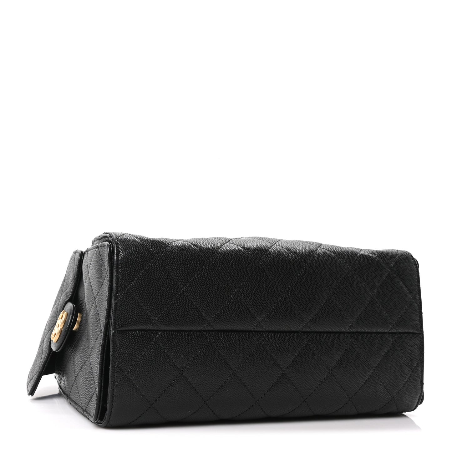 Caviar Quilted Small Chanel 25 Handbag Black