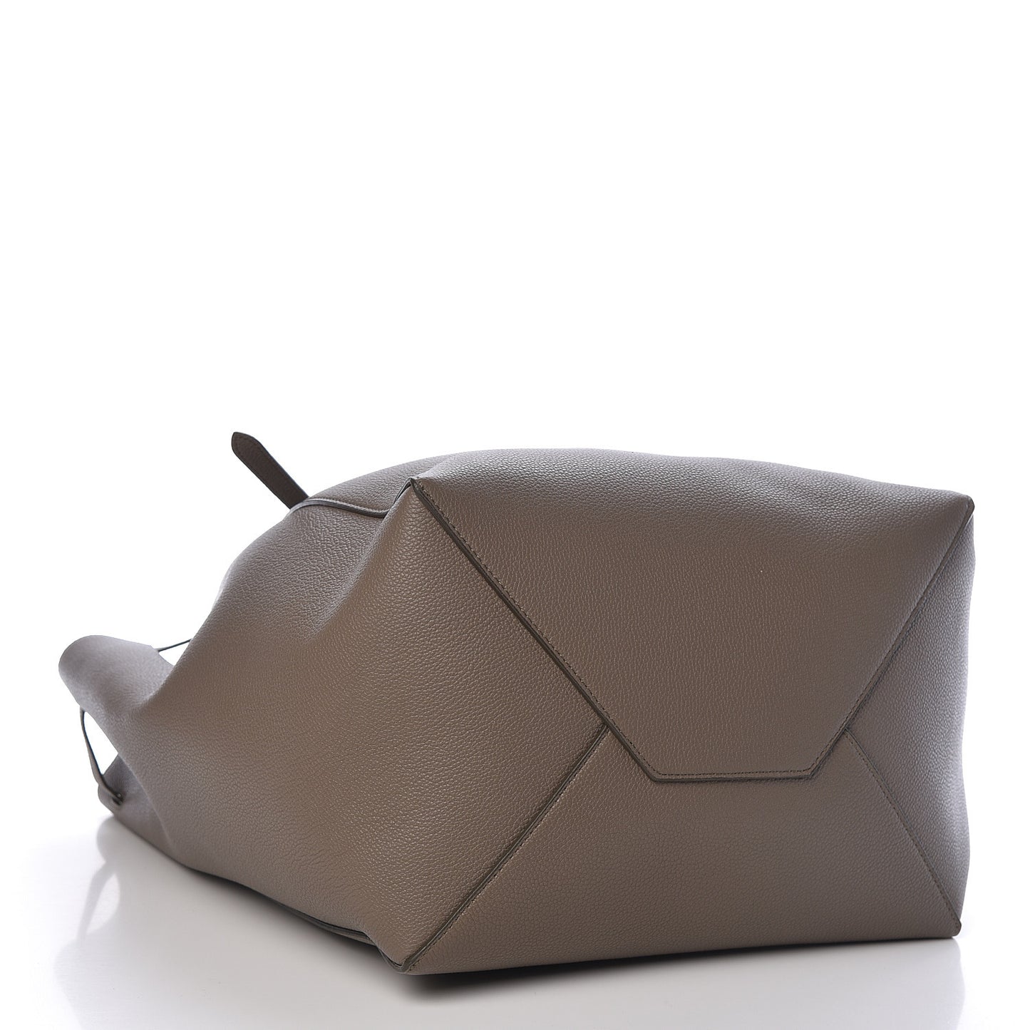 Soft Grained Calfskin Medium Belt Cabas Phantom Taupe