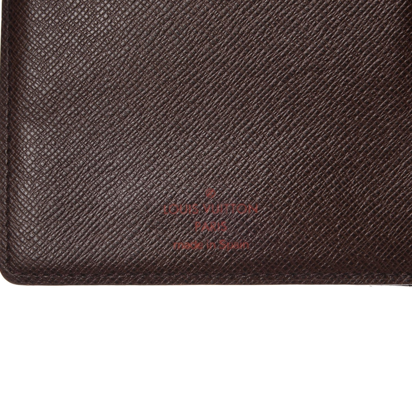 Damier Ebene Porte Chequier Cartes Credit European Checkbook Wallet