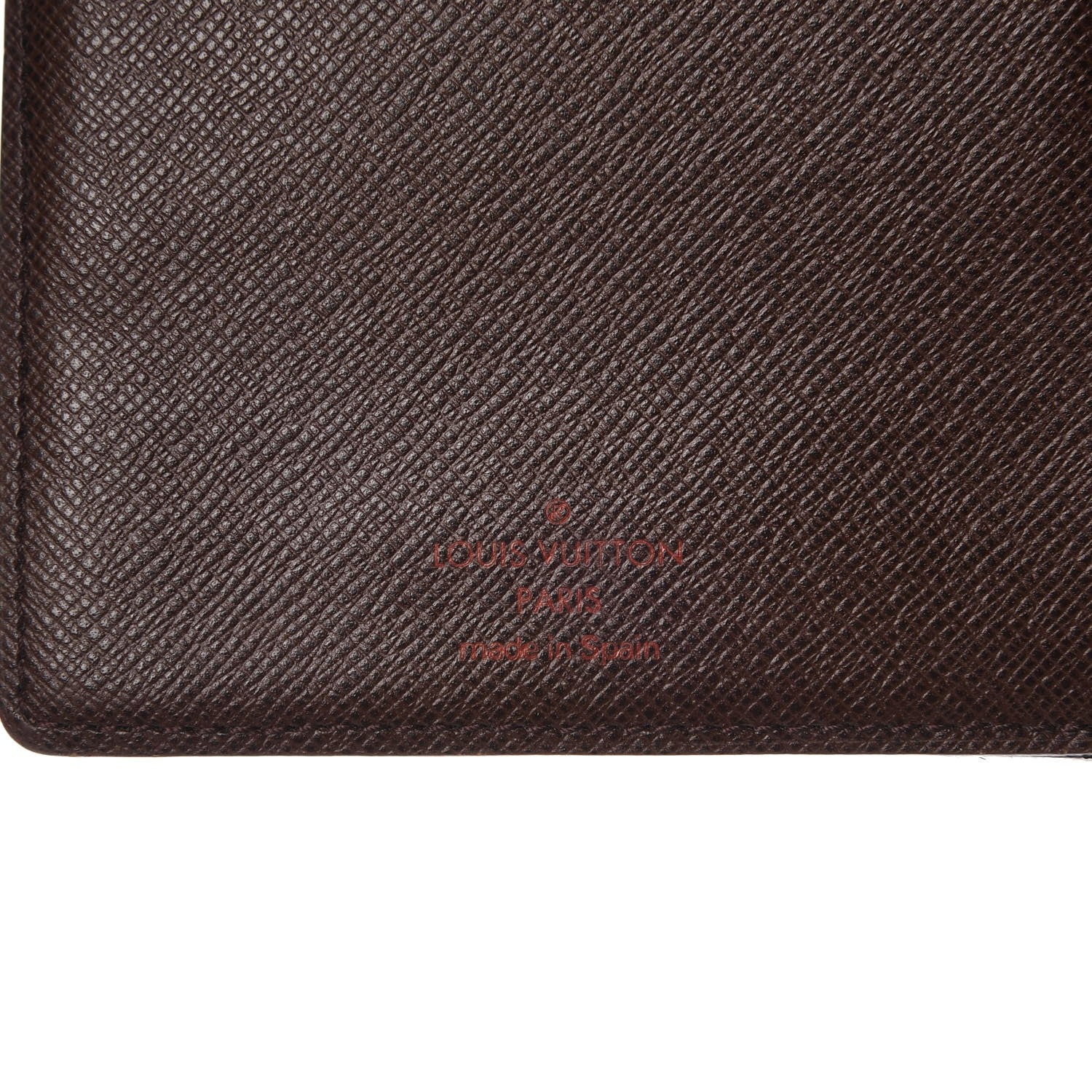 Louis Vuitton Damier Ebene Porte Chequier Cartes Credit European Checkbook Wallet 5 of 7