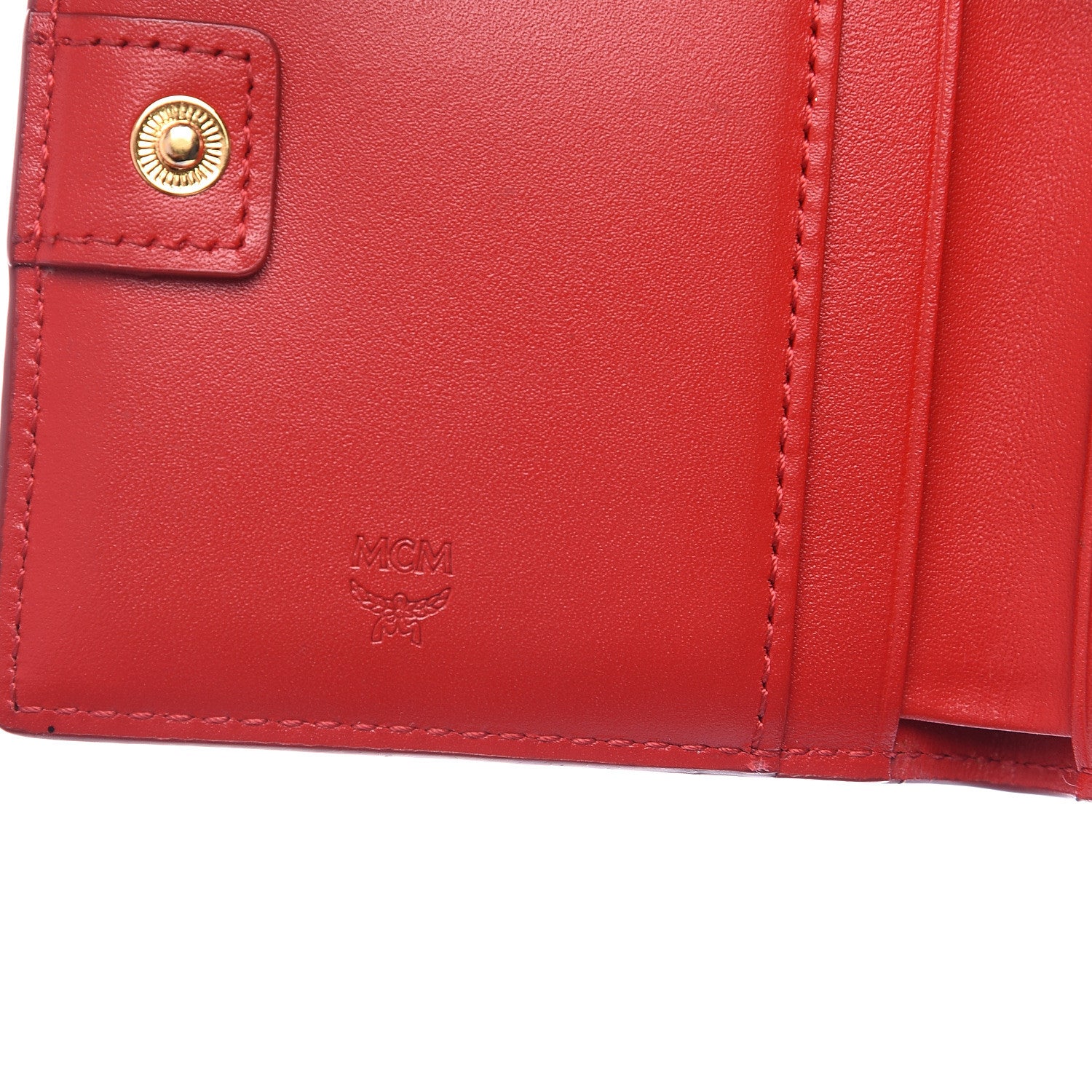 MCM Visetos ID Wallet Red 5 of 5