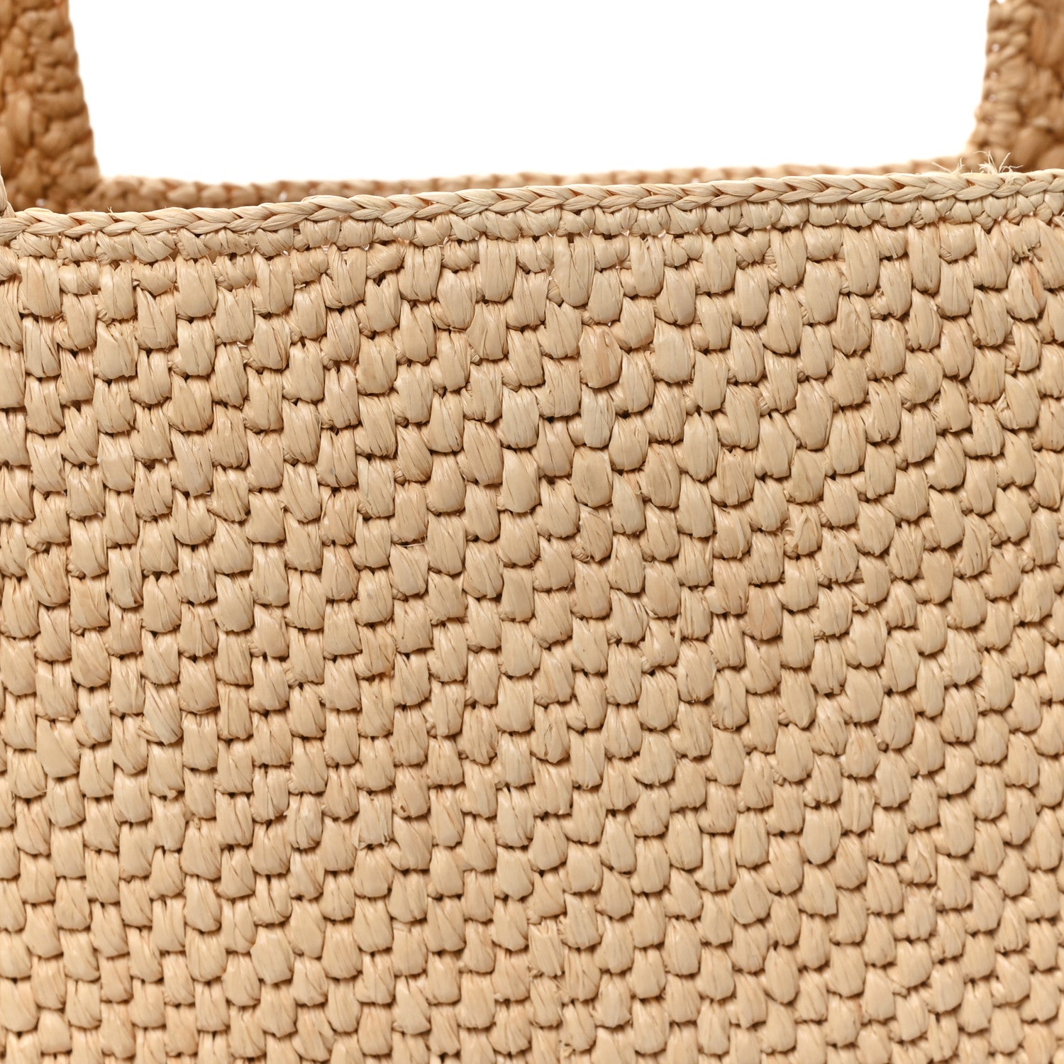 Loewe X PAULA'S IBIZA Raffia Medium  Font Tote Natural Tan 7 of 10