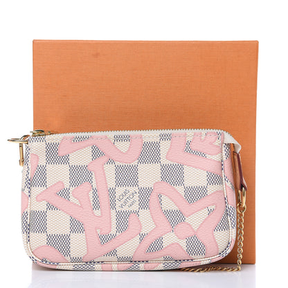 Louis Vuitton Damier Azur Tahitienne Mini Pochette Accessories 8 of 9