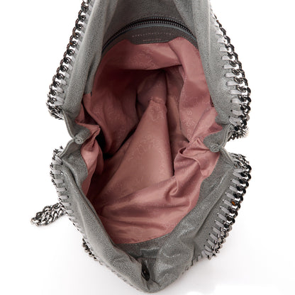 Stella McCartney STELLA MCCARTNEY Shaggy Deer Falabella Fold Over Tote Grey 5 of 12