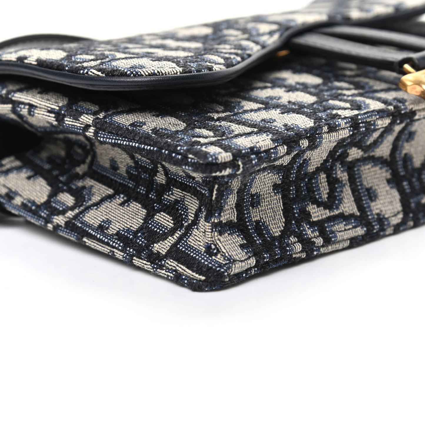 Oblique Saddle Belt Bag Blue