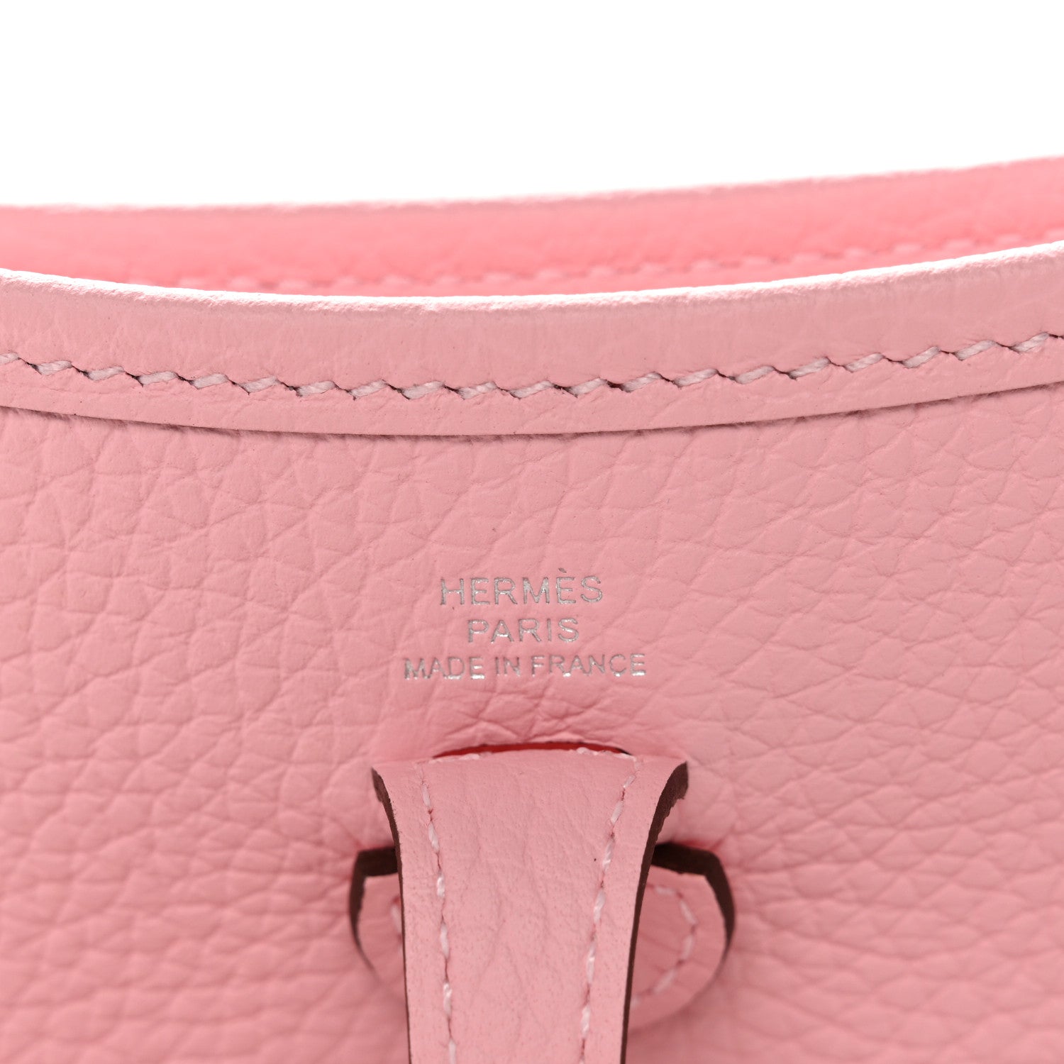 Hermes Taurillon Clemence Evelyne TPM Rose Sakura 6 of 11