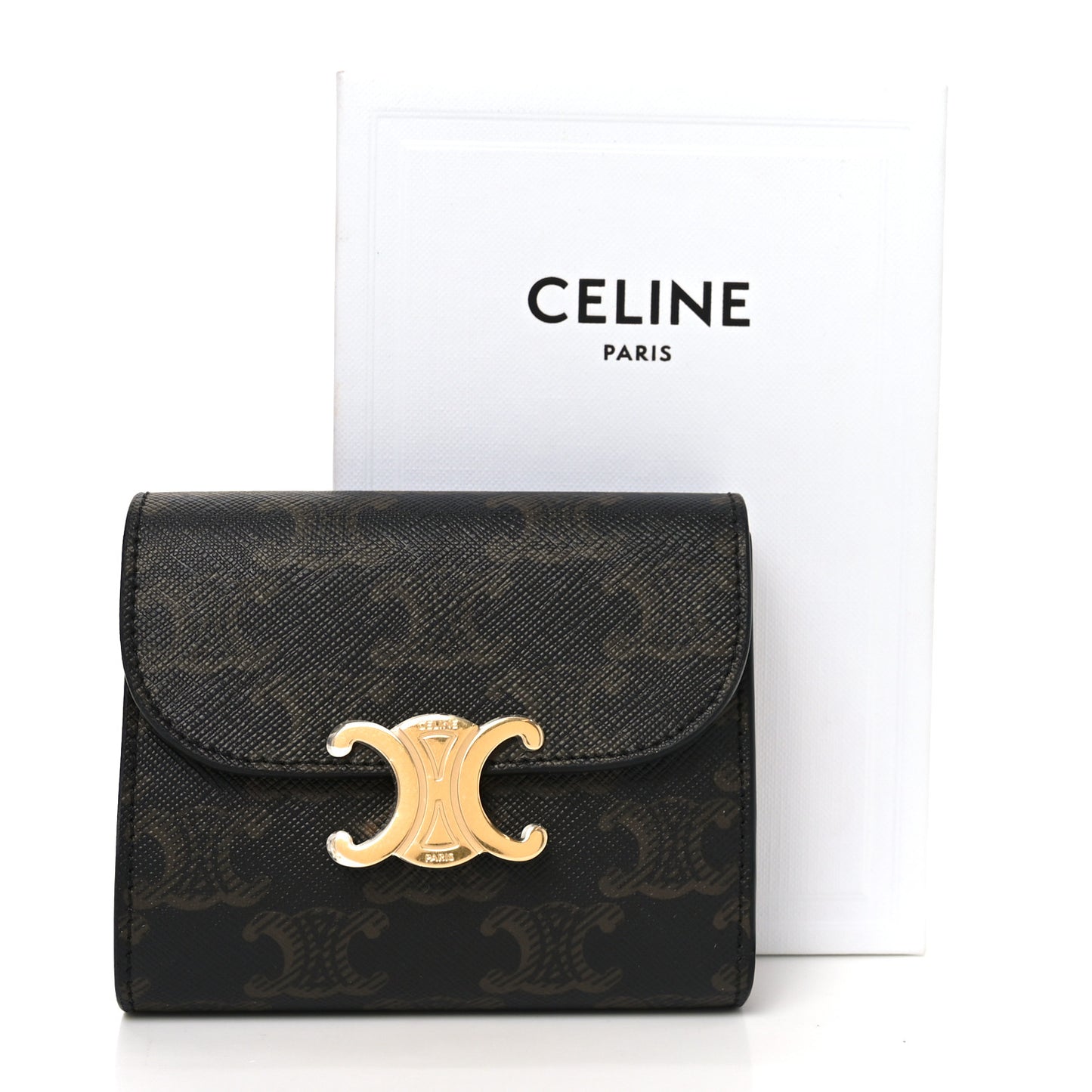 Triomphe Canvas Small Triomphe Wallet Tan