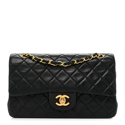Chanel Lambskin Quilted Small Double Flap Black 1 of 18