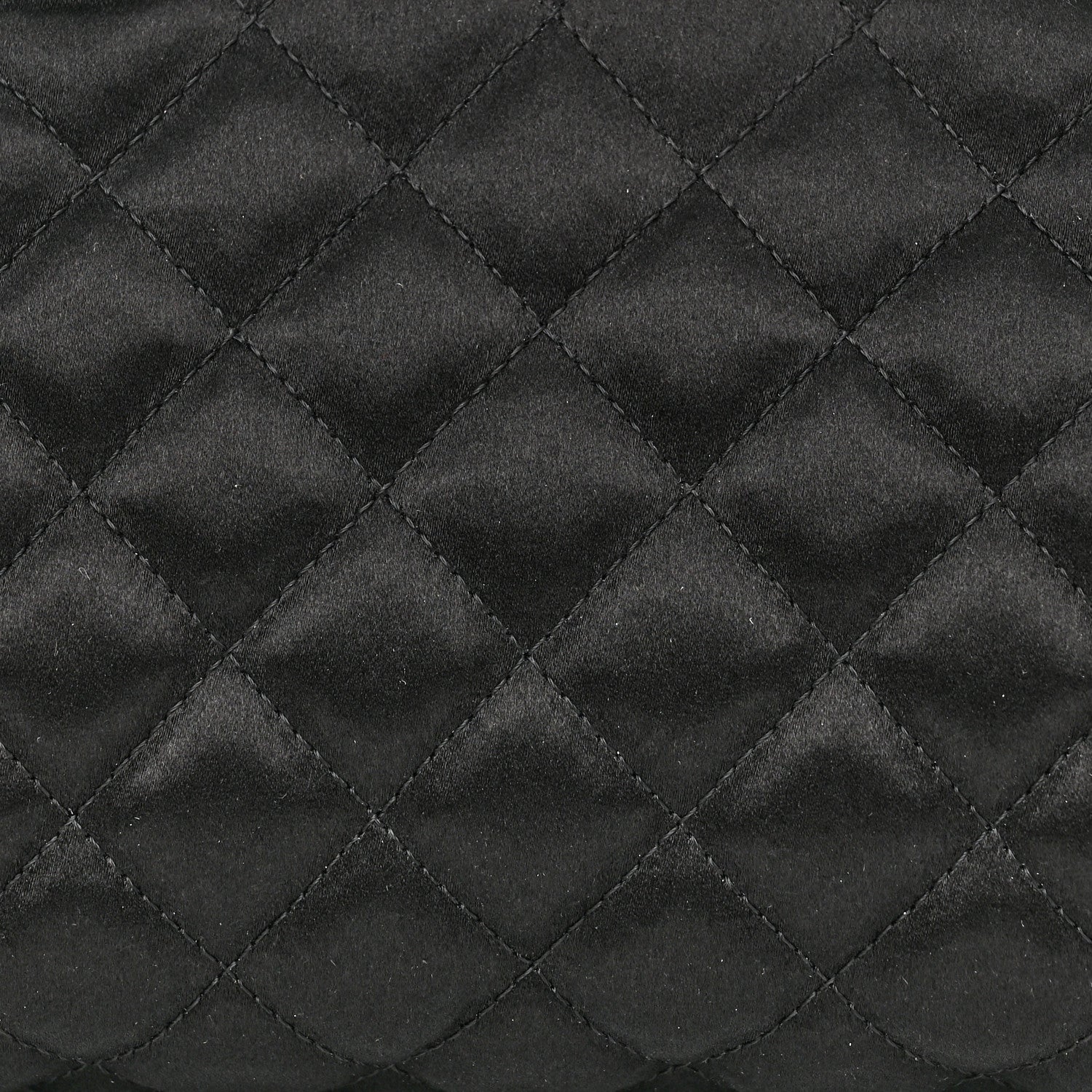 Chanel Satin Quilted Timeless Clutch Black 7 of 13
