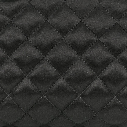 Chanel Satin Quilted Timeless Clutch Black 7 of 13