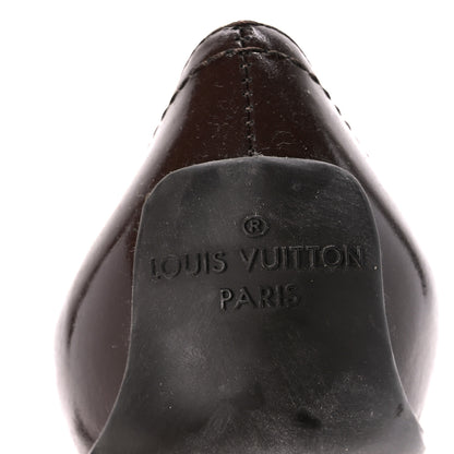 Louis Vuitton Glazed Calfskin Candice Pumps 36 Moka 8 of 10