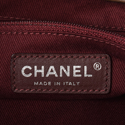 Chanel Iridescent Glazed Calfskin In The Mix Tote Kahki 6 of 14