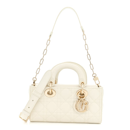 Christian Dior Lambskin Cannage Small Lady D-Joy Latte 1 of 10