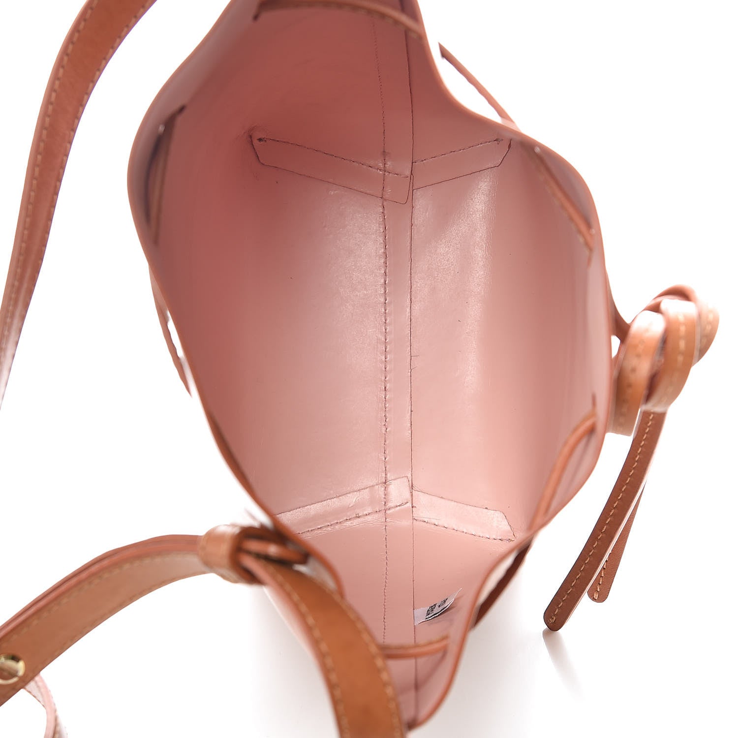 Mansur Gavriel Calfskin Mini Mini Bucket Bag Camello Rosa 7 of 13