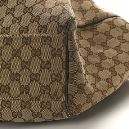 Gucci Monogram Large Sukey Tote Dark Brown 10 of 15