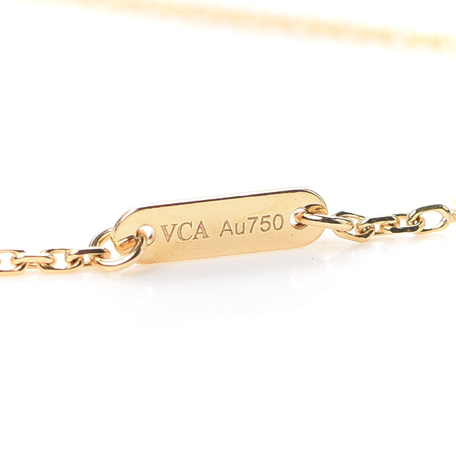 Van Cleef & Arpels 18K Yellow Gold Mother of Pearl Sweet Alhambra Bracelet 5 of 8