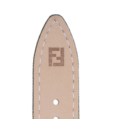 Fendi Stainless Steel Calfskin Diamond Mother of Pearl Enamel 29mm Chameleon Quartz Watch 10 of 10