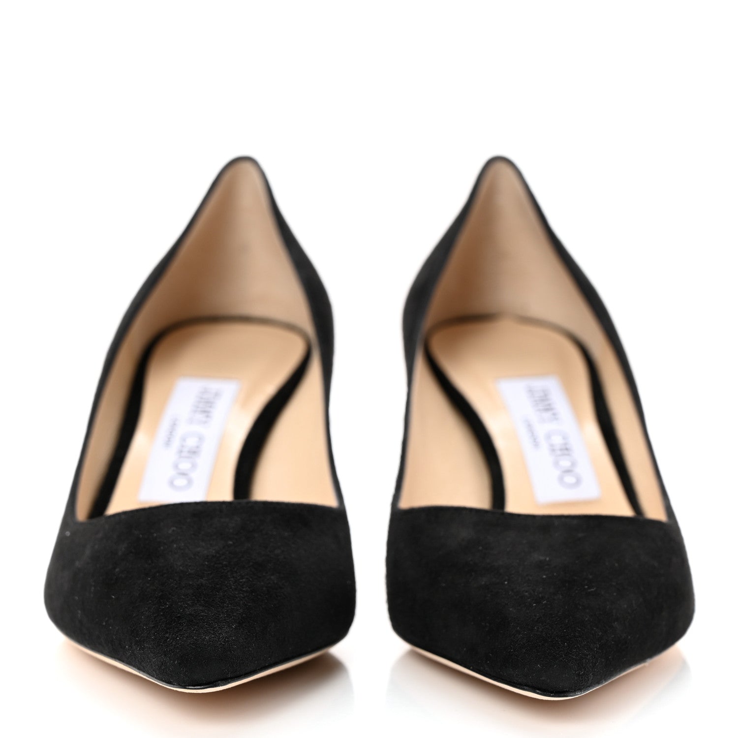 Jimmy Choo Suede Pumps 35.5 Black 2 of 12