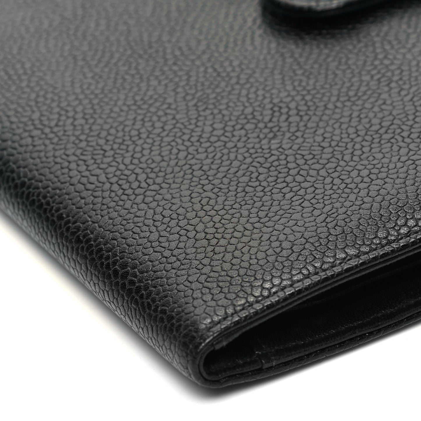 Caviar Timeless CC French Wallet Black