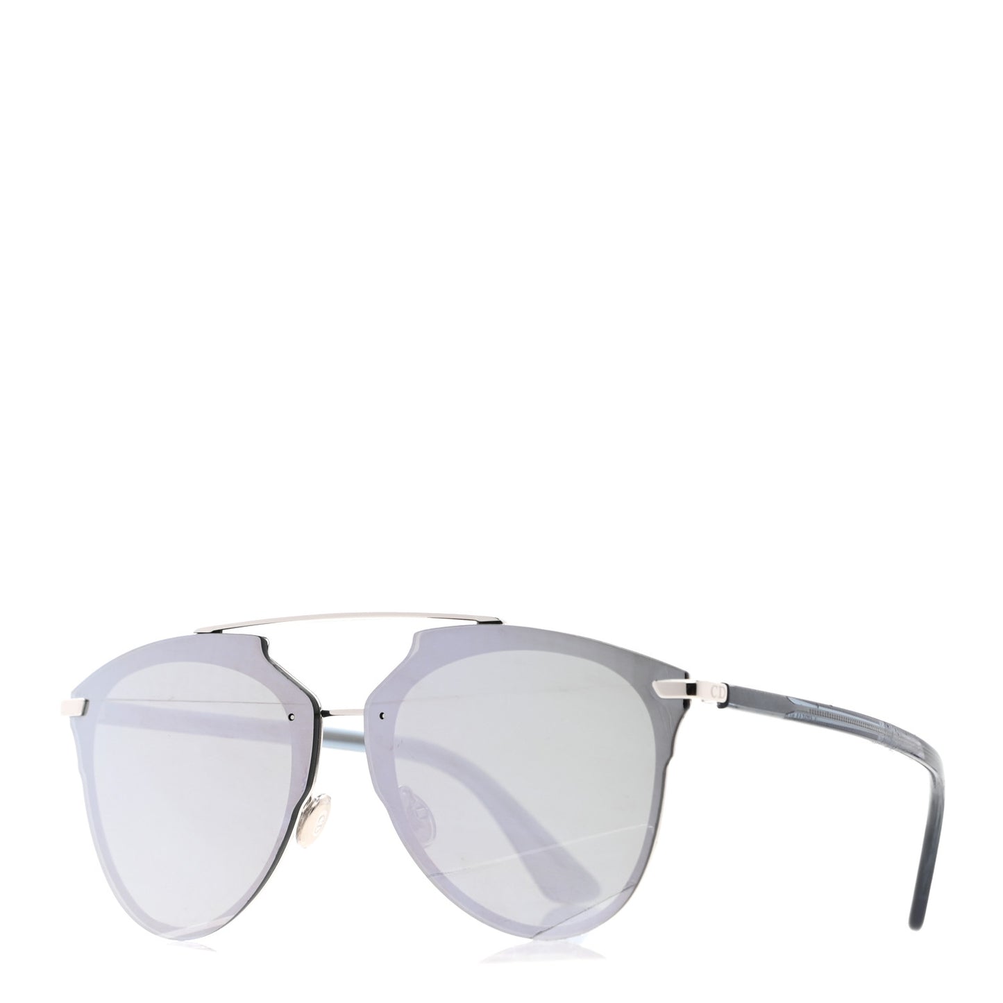 Reflected Prism Sunglasses Silver