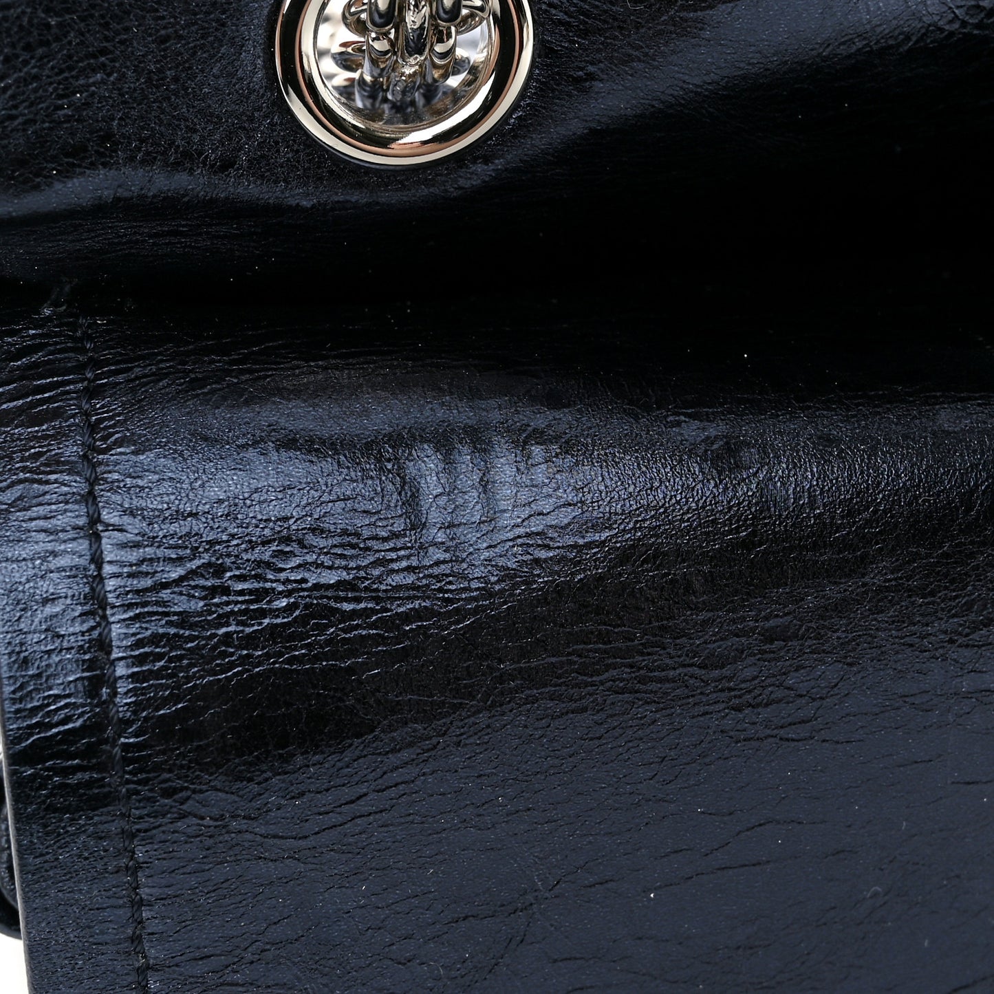 Metallic Aged Calfskin Quilted 2.55 Reissue 227 Flap Blue