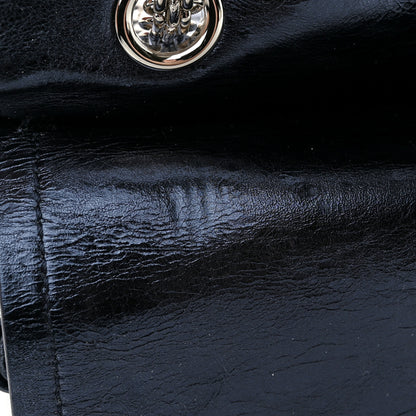 Chanel Metallic Aged Calfskin Quilted 2.55 Reissue 227 Flap Blue 11 of 12