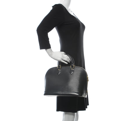 Louis Vuitton Epi Alma PM Black 2 of 6