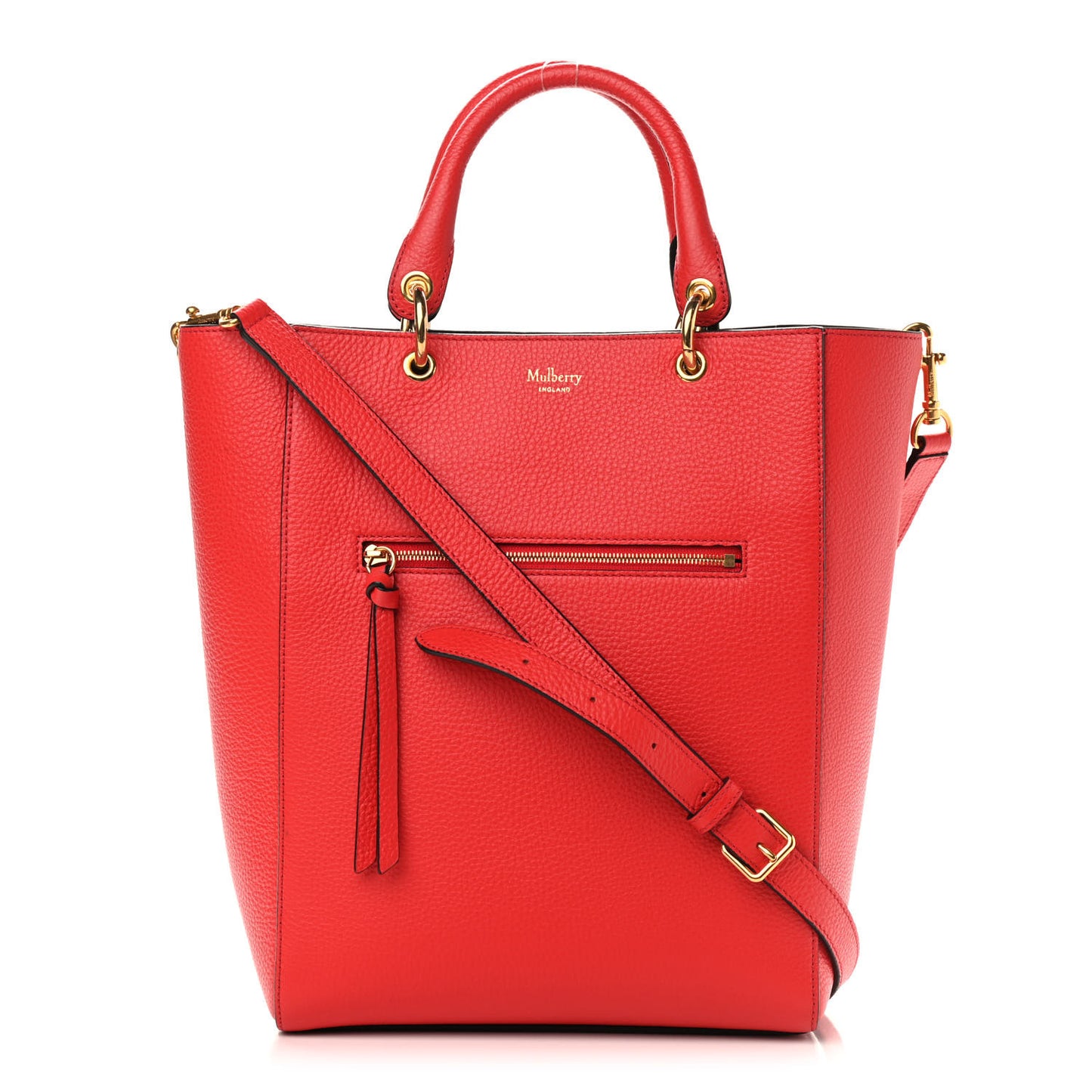 Classic Grain Small Maple Tote Hibiscus Red