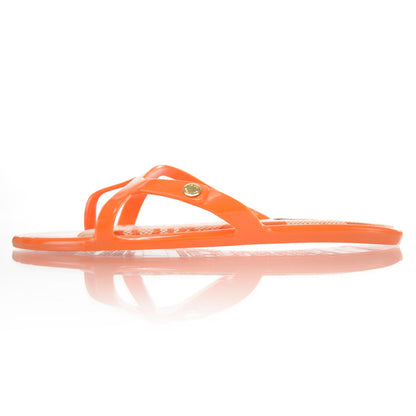Louis Vuitton Plastic Flat Thong Sandals Orange 36 1 of 6